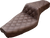 SADDLEMEN 879-03-175BR Step-Up Seat — Full Lattice Stitch - Full Lattice Stitch Brown XL