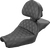 SADDLEMEN 807-11-030LS Explorer Seat - With Backrest Lattice Stitched Black XL '04-'22
