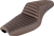 SADDLEMEN 807-03-176BR Step-Up Seat — Front Tuck-n-Roll/Rear Lattice Stitch - Front Tuck-n-Roll/Rear Lattice Stitch Brown