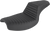 SADDLEMEN 882-09-176 Step-Up Seat — Front Tuck-n-Roll/Rear Lattice Stitch - Front Tuck-n-Roll/Rear Lattice Stitch Black
