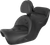 SADDLEMEN H88-07-181BRHCT Heated RoadSofa™ Seat - with Backrest Pillow Top Black Heated GL1500 '88-'00