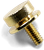 SADDLEMEN 8909GO Seat Mounting Knob - Gold