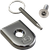 SADDLEMEN 8911C Security Seat Screw - Chrome