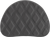 SADDLEMEN 0513SDC Sissy Bar Pad - Lattice Stitched Black Universal