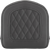 SADDLEMEN 0408SM Sissy Bar Pad - Lattice Stitched Black Universal