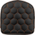 SADDLEMEN 040849ORA RoadSofa™ Sissy Bar Pad - Honeycomb Orange Stitching
