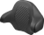 SADDLEMEN 814-07-20907 Dragon Scale Tour Pak Backrest Pad - Dragon Scale Gold Stitch FLH/FLT '14-'24