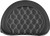 SADDLEMEN 051319006 Sissy Bar Pad - Honeycomb White Stitch Universal 2" Thick