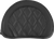SADDLEMEN 051320700 Contoured Sissy Bar Pad - Lattice Stitch Black Stitch 2" Thick