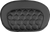 SADDLEMEN 061019005 Mini Contour Sissy Bar Pad - Honeycomb Silver Stitch