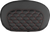 SADDLEMEN 061020904 Mini Contour Sissy Bar Pad - Dragon Scale Red Stitch
