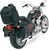 SADDLEMEN 3515-0078 SSR1900 Universal Bike Bag - Black