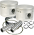 S&S CYCLE 920-0027 Piston Kit - For 80" Stock or S&S Heads - 3.500" - +0.020" - For 80" Stock or S&S Heads 3.500" +0.020"