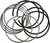 S&S CYCLE 106-3709A Replacement Piston Rings - 3.927" - Standard - 3.927" Standard