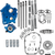 S&S CYCLE 310-1382A Cam Chest Kit - Oil Cooled - Gear Drive - 496 Cam - Chrome Pushrod Tubes - M8 - Oil Cooled Gear Drive 496 Cam Chrome Pushrod Tubes M8