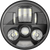 Open Box CUSTOM DYNAMICS PB-7-IND-B 7" Probeam® LED Headlamp - Black - Indian - Black Indian