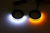 Open Box CUSTOM DYNAMICS WA-37-AW-BS Turn Signals with Daytime Running Light - 37 mm - Black - 37 mm Black