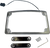 Open Box CUSTOM DYNAMICS LPF-RAD-23CVO-C License Plate Frame - LED - Chrome - LED Chrome