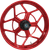 ARLEN NESS 71-587 Wheel - Speed 5 - Forged - Red - 19x3.25 - Speed 5 Forged Red 19x3.25
