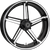 ARLEN NESS 71-421 Wheel - Factory 24 - Front/Rear - Black/Contrast Cut - 19x3.25 - Factory 24 Front/Rear Black/Contrast Cut 19x3.25