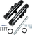 ARLEN NESS 40-512 Fork Legs - Black Anodized - Deep Cut - Dual Disc - Black Anodized Deep Cut Dual Disc