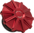 ARLEN NESS 701-006 Vented Gas Cap - 10 Gauge - Red - 10 Gauge Red