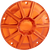 ARLEN NESS 700-005 10-Gauge Derby Cover - Orange - Touring/Trike - Orange Touring/Trike