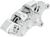 ARLEN NESS 320-107 Monoblock Axial Brake Caliper - 11.8" - Right - Chrome - 11.8" Right Chrome