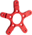 ARLEN NESS 33-106 Rotor Mount - Ness Wheel - Red - Ness Wheel Red