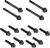 ARLEN NESS 300-927 Bolt Kit - Primary Cover - Titanium - 12-Point - FLT - Black - Primary Cover Titanium 12-Point FLT Black
