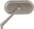 Open Box ARLEN NESS 13-186 Mirror - Side View - Oval - Titanium - Left - Side View Oval Titanium Left