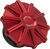 Open Box ARLEN NESS 701-006 Vented Gas Cap - 10 Gauge - Red - 10 Gauge Red