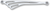 Open Box ARLEN NESS 19-912 Shift Rod - Deep Cut - Flat - Chrome - Deep Cut Flat Chrome