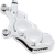 Open Box ARLEN NESS 02-222 4-Piston Caliper - Front Right - 11.8" - Chrome - Front Right 11.8" Chrome