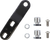 LE PERA LYB-007PDMWTP Bare Bones Series Pillion Pad — Diamond Stitch/White Piping - Diamond Black w/ White Stitch FL/FX '18-'25