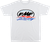 FMF SU24118907WHT2X Zip T-Shirt - White 2XL