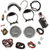 DAKOTA DIGITAL MVX-8200-KG-C MVX-8K Series Analog/Digital 2-Gauge Kit - Chrome Bezel - Black Face with Gray Background - Chrome Bezel Black Face with Gray Background