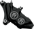 PERFORMANCE MACHINE (PM) 0053-2919-BM Four-Piston Differential-Bore Caliper - Front Left Contrast Cut™ 11.5"