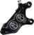 PERFORMANCE MACHINE (PM) 0052-2424-BM 4-Piston Caliper - Contrast Cut Right Front