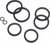 PERFORMANCE MACHINE (PM) 0051-3901 Six-Piston Differential-Bore Front Caliper Rebuild Kit - 6 Piston