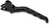 JOKER MACHINE 03-31BLK Billet Aluminum Clutch Lever - Grooved Black