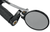 JOKER MACHINE 09-302B Cafe Racer Folding Bar End Mirror - Cafe Racer Side View Round Black 2-1/4"
