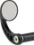 JOKER MACHINE 09-312-CB Bar End Mirror - Bar End/Side View Round Black Curved 2-1/4"