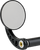 JOKER MACHINE 09-313-CB Bar End Mirror - Bar End/Side View Round Black Curved 3-1/4"