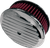 JOKER MACHINE 02-21FN Billet Air Cleaner Insert - Finned Chrome