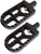 JOKER MACHINE 08-642-3B Adjustable Serrated Billet Foot Pegs - Stubby Black XL