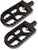 JOKER MACHINE 08-56-5B Adjustable Serrated Foot Pegs - Long Black