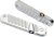 JOKER MACHINE 05-210-3 Streamliner Front LED Turn Signals - Finned Chrome