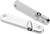 JOKER MACHINE 05-210-3 Streamliner Front LED Turn Signals - Finned Chrome
