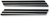 JOKER MACHINE 04-501-2 Saddlebag Latch Inserts — Finned - Black/Silver